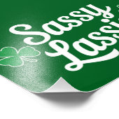 St. Patrick's Day brutale meid Grappig Iers Foto Afdruk (Hoek)
