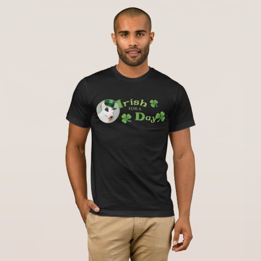 St. Patrick's Day Bull Terrier T-shirt (Voorkant volledig)