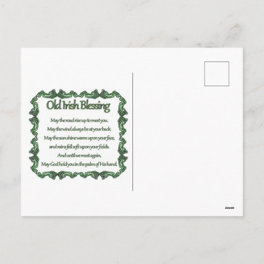 St. Patrick's Day Bulldog Feestdagenkaart (Achterkant)