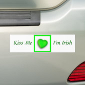 St Patrick's Day Bumpersticker (Op auto)