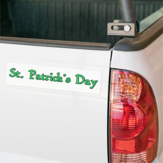 St. Patrick's Day Bumpersticker (Op Truck)