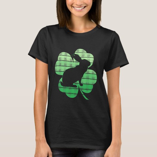 St Patricks Day Bunny Rabbit Lover T-shirt (Voorkant)