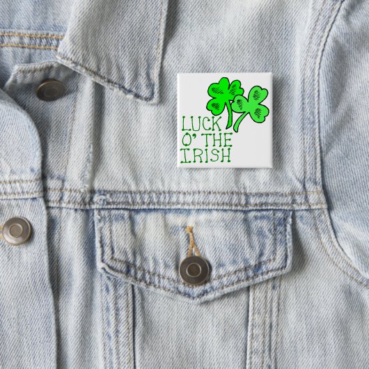 St. Patrick's Day Button (In situ)