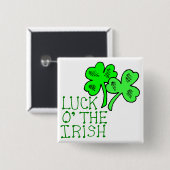 St. Patrick's Day Button (Voorkant /achterkant)
