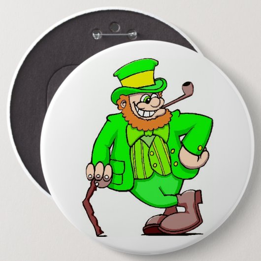 St Patrick's Day Button (Voorkant /achterkant)
