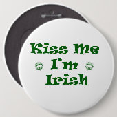 St Patrick's Day Button (Voorkant /achterkant)