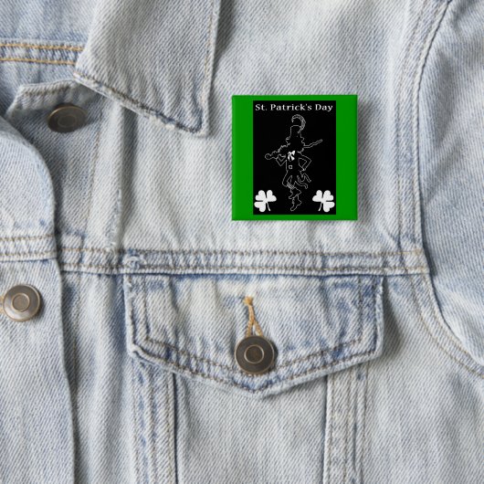 St. Patrick's Day Button (In situ)