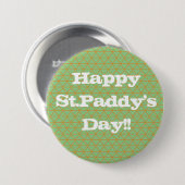 St.Patrick's Day Button (Voorkant /achterkant)