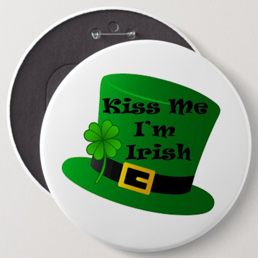 St Patrick's Day Button (Voorkant /achterkant)
