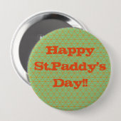 St.Patrick's Day Button (Voorkant /achterkant)