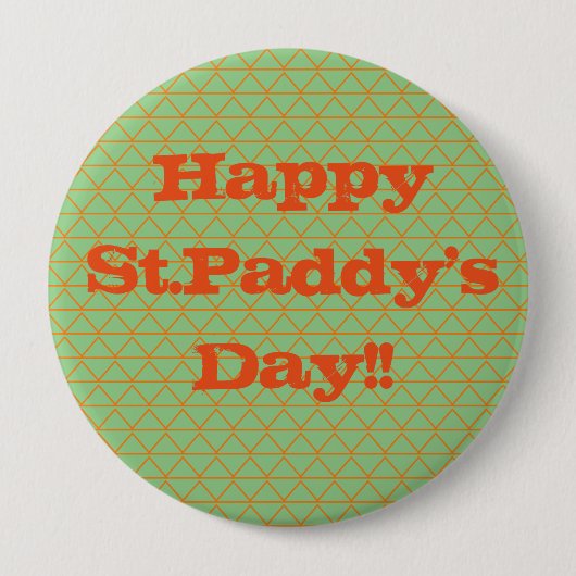 St.Patrick's Day Button (Voorkant)