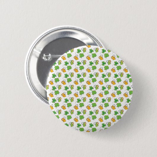 St. Patrick's Day Button (Voorkant /achterkant)