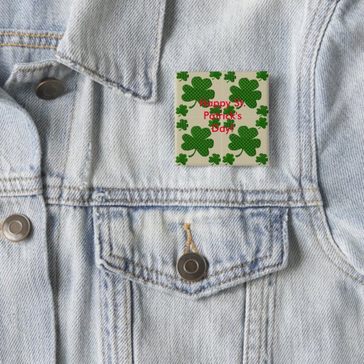 St. Patrick's Day Button (In situ)