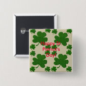 St. Patrick's Day Button (Voorkant /achterkant)