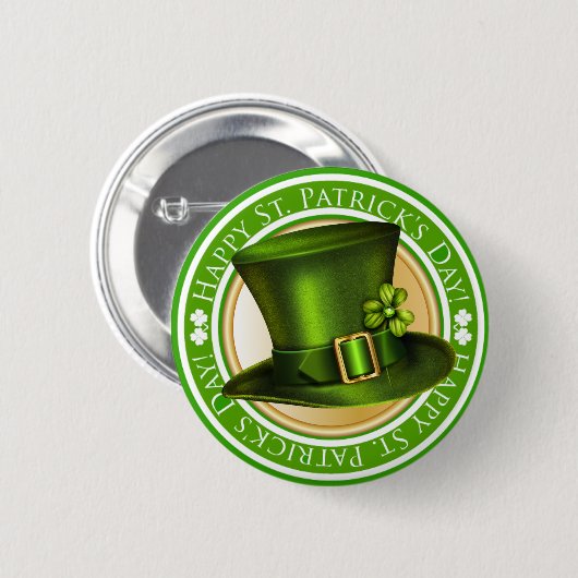 St. Patrick's Day Button - SRF (Voorkant /achterkant)