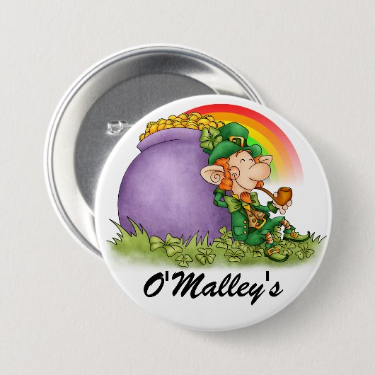 St. Patrick's Day Button - SRF (Voorkant /achterkant)