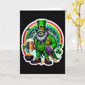 St. Patrick's Day Bylor van het Boze Oog Ierse Dem Kaart (Gele Bloem)