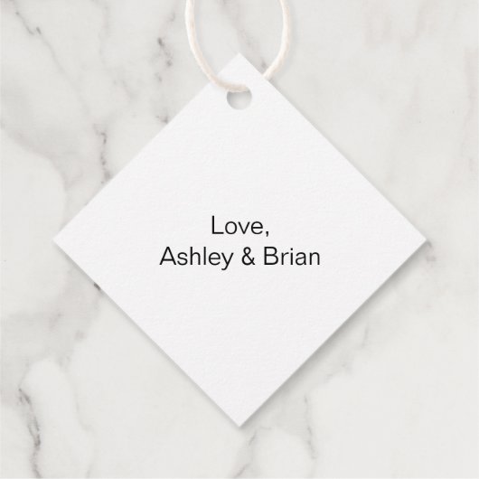 St. Patrick's Day Cadeau Labels, Green Lucky Shamr Bedankjes Labels (Achterkant)