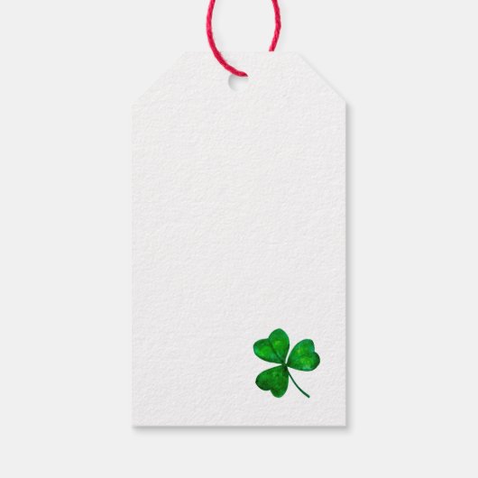 St. Patrick's Day Cadeaulabel (Achterkant)