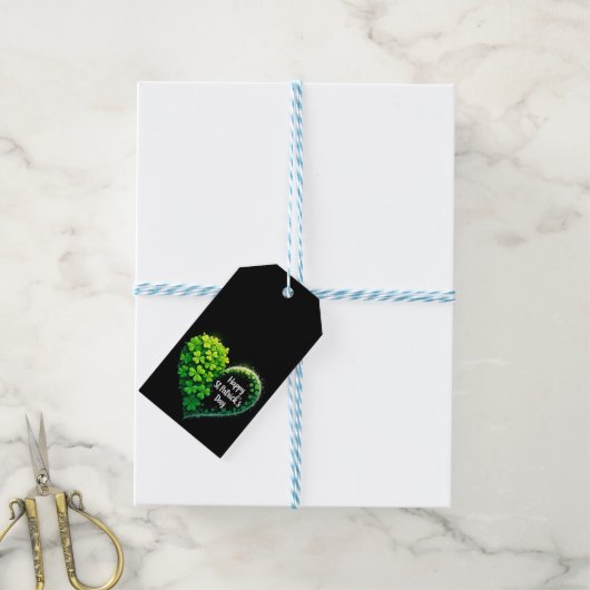 St. Patrick's Day Cadeaulabel (Met Touw)