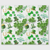 St Patrick's Day Cadeaupapier (Vlak)