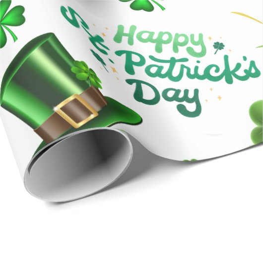 St Patrick's Day Cadeaupapier (Rol Hoek)