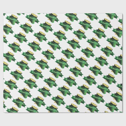 St Patrick's Day Cadeaupapier (Vlak)