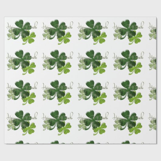 St. Patrick's Day Cadeaupapier (Vlak)