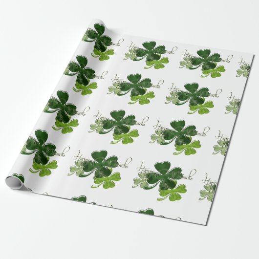 St. Patrick's Day Cadeaupapier (Uitgerold)