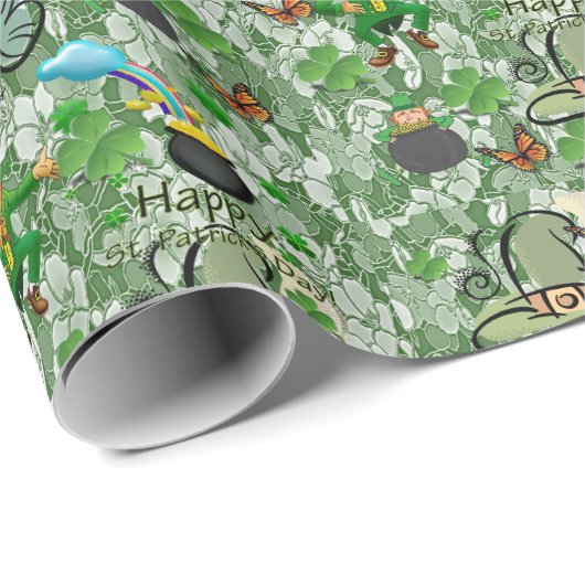 St. Patrick's Day-cadeaupapier Cadeaupapier (Rol Hoek)