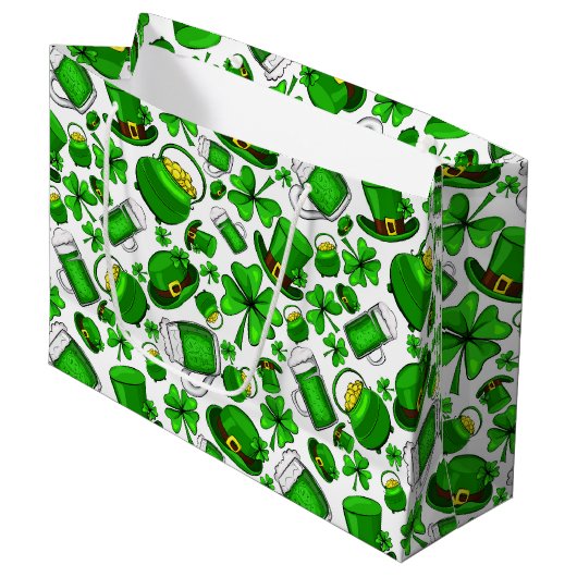 St. Patrick's Day cadeautas (Voorkant Gekanteld)