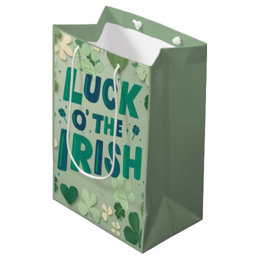 St. Patrick's Day cadeautas (Voorkant Gekanteld)
