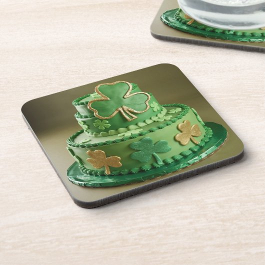 St. Patrick's Day Cake Onderzetter Set (Linkerzijde)