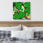 St. Patrick's Day Canvas Afdruk (Insitu (Slaapkamer))