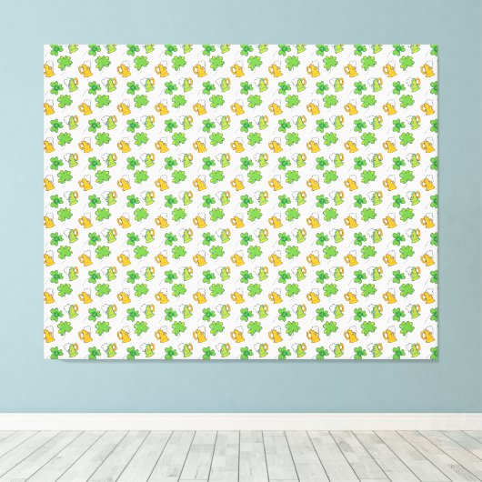St. Patrick's Day Canvas Print (Insitu (Houten vloer))