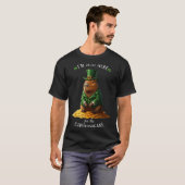St. Patrick's Day capybara kabouter gouden munten T-shirt (Voorkant volledig)