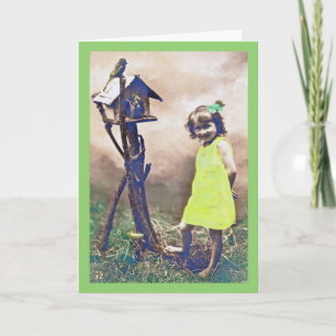  St. Patrick's Day Card Barefoot Beauty Kaart