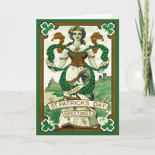 St. Patrick's Day Card Feestdagen Kaart (Voorkant)