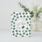 St. Patrick's Day Card Feestdagenkaart (Staand voorkant)