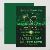 St. Patrick's Day Card Feestdagenkaart (Voorkant / Achterkant)