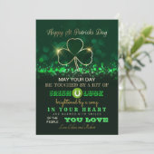 St. Patrick's Day Card Feestdagenkaart (Staand voorkant)