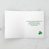 St. Patrick's Day Card Kaart (Binnen)