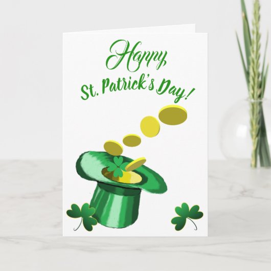 St. Patrick's Day Card Kaart (Voorkant)