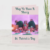 St. Patrick's Day Card Kaart (Voorkant)