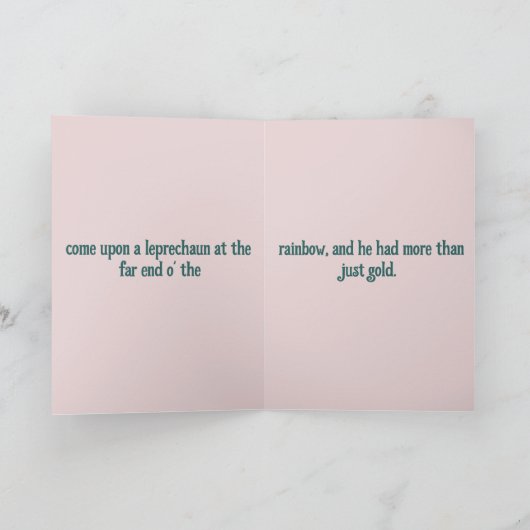 St. Patrick's Day Card Kaart (Binnen)