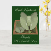 St. Patrick's Day Card Kaart (Gele Bloem)