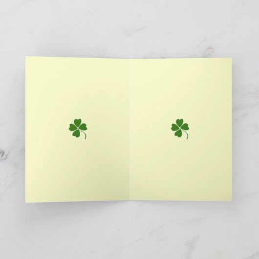 St. Patrick's Day Card Kaart (Binnen)