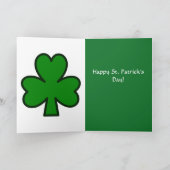 St. Patrick's Day Card met een schattige kat Kaart (Binnen)