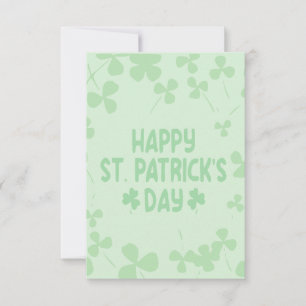 St. Patrick's Day Card Notitiekaartje