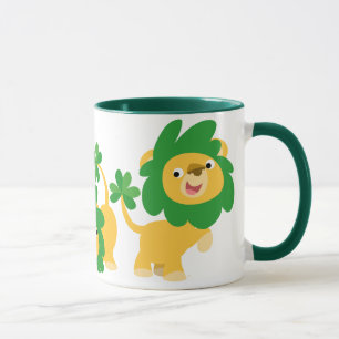 St Patrick's Day Cartoon Lions mok